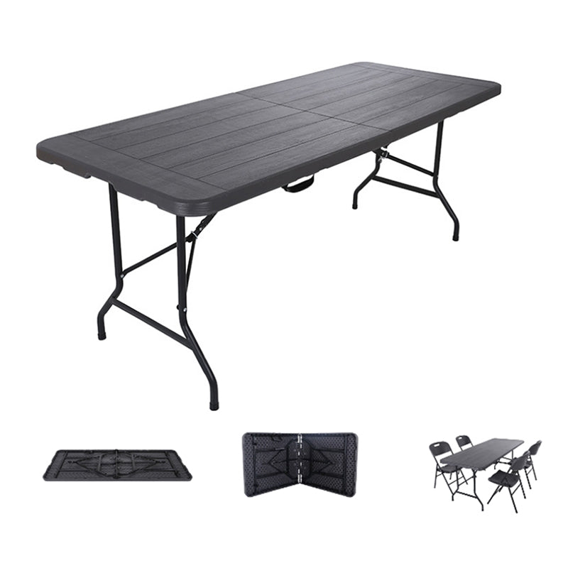 Plastic Water Resistant Camping Table Contemporary Foldable Patio Table