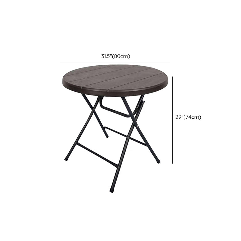 Plastic Water Resistant Camping Table Contemporary Foldable Patio Table