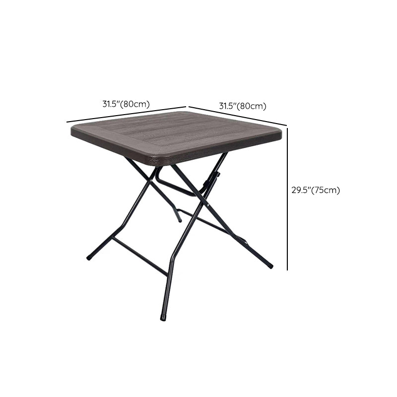 Plastic Water Resistant Camping Table Contemporary Foldable Patio Table