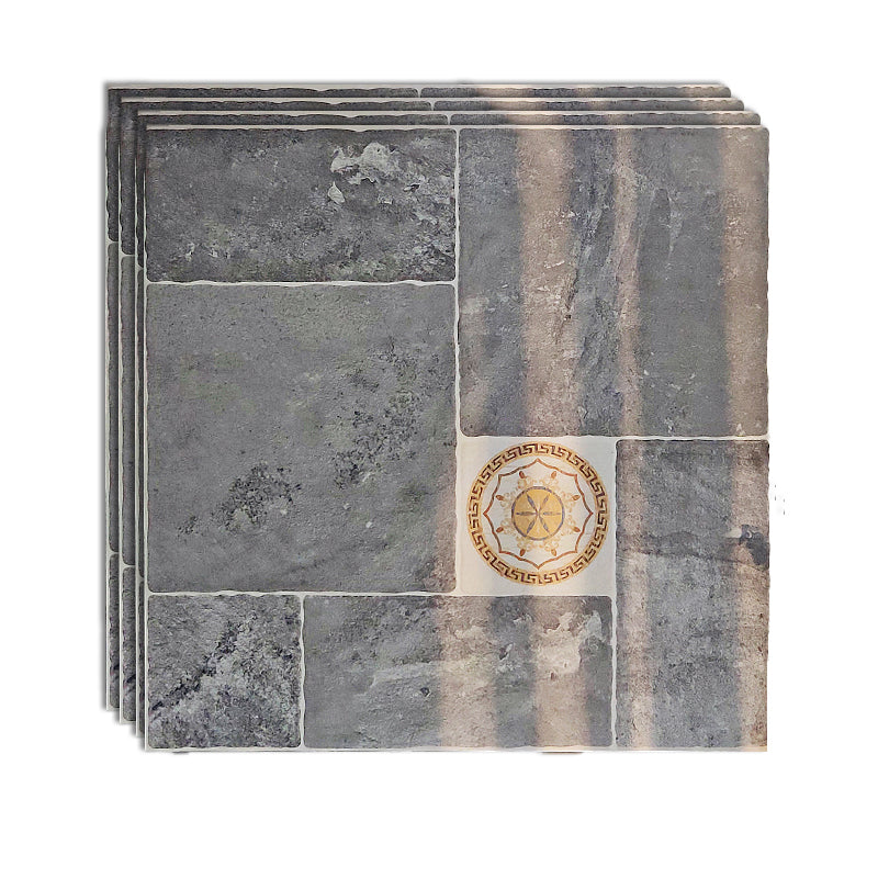 Square Floor Tile Straight Edge Singular Vintage Floor Tile for Outdoor Floor