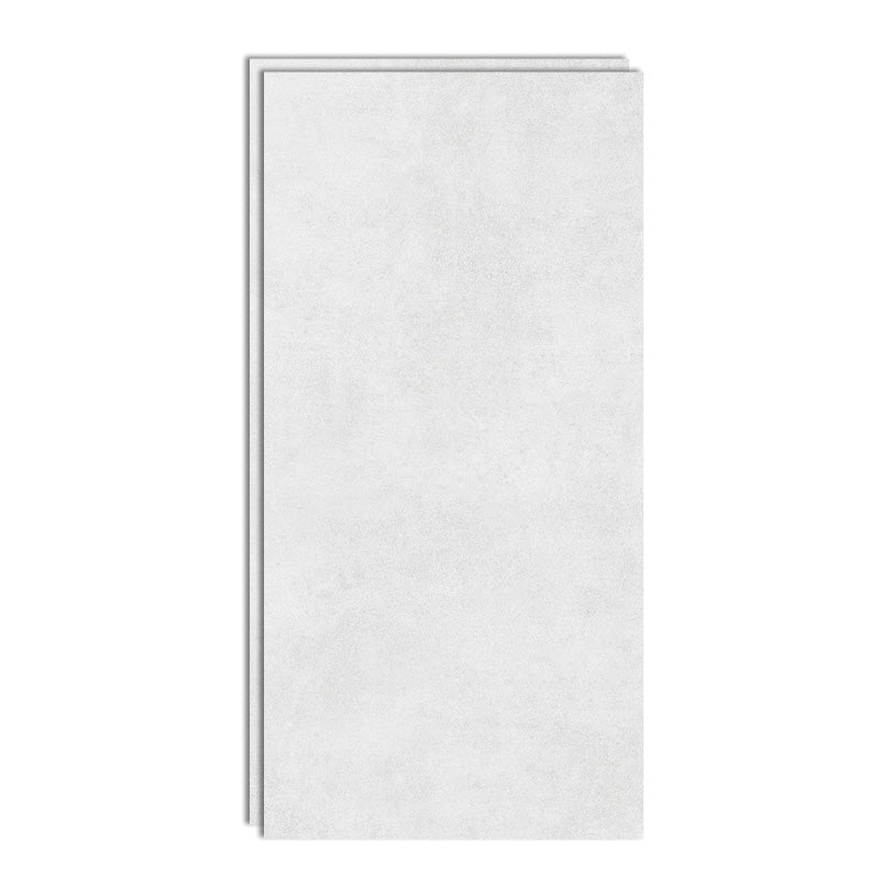 Floor Tile Straight Edge Pure Color Square Singular Floor Tile for Living Room