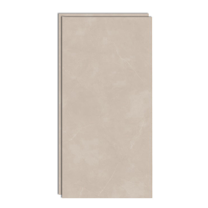 Floor Tile Straight Edge Pure Color Square Singular Floor Tile for Living Room