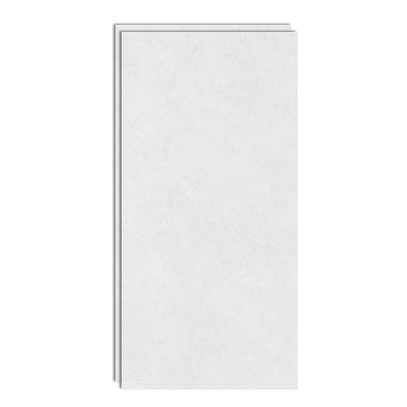 Floor Tile Straight Edge Pure Color Square Singular Floor Tile for Living Room