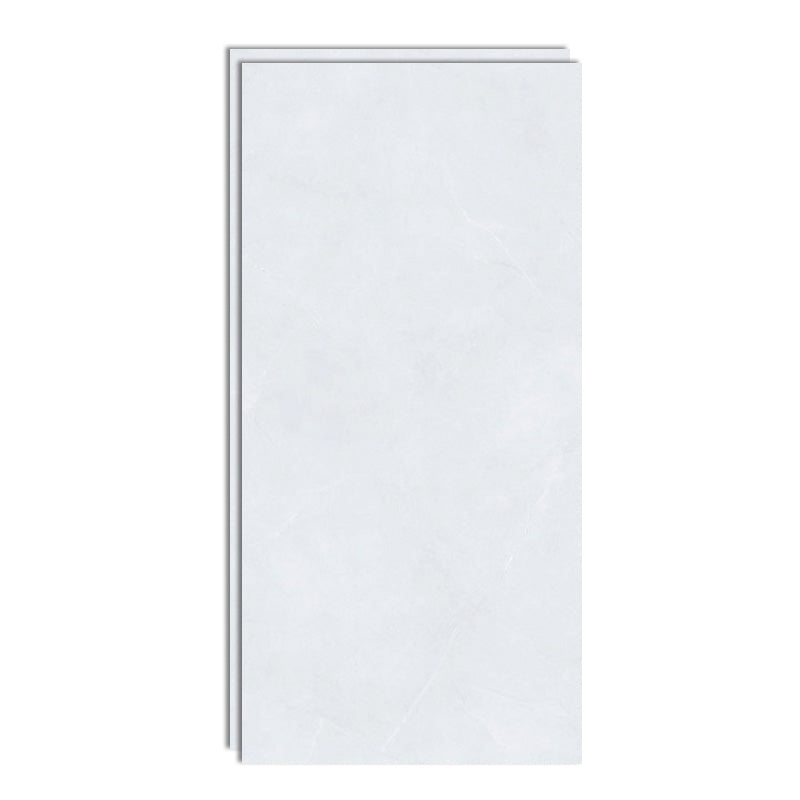 Floor Tile Straight Edge Pure Color Square Singular Floor Tile for Living Room