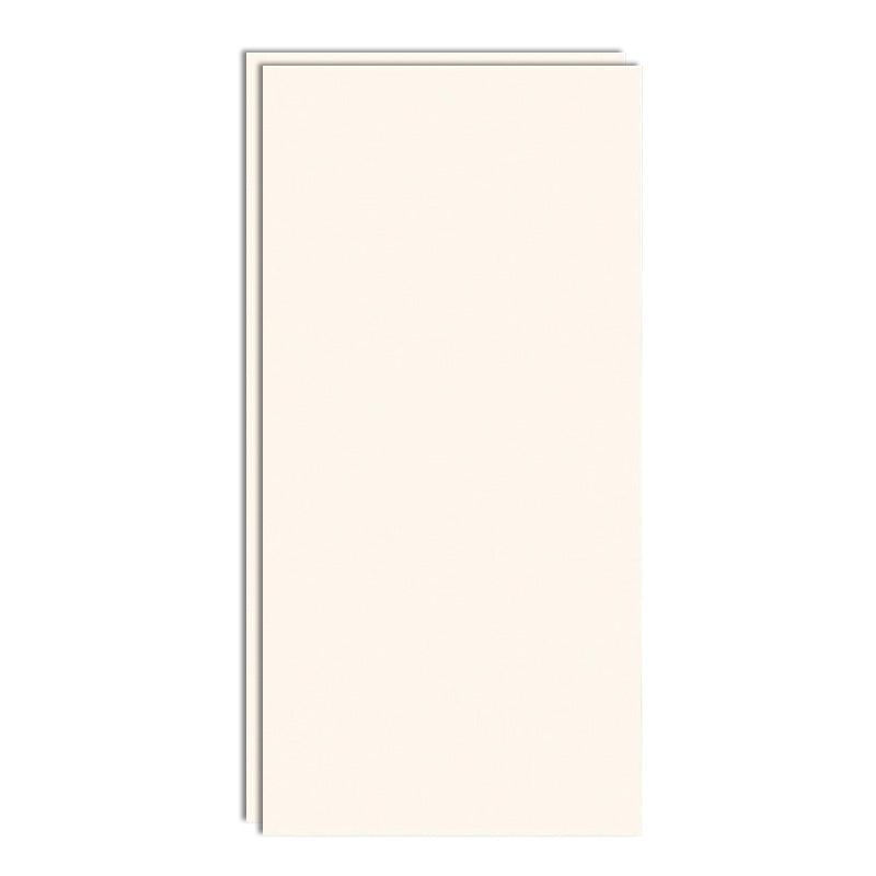 Floor Tile Straight Edge Pure Color Square Singular Floor Tile for Living Room