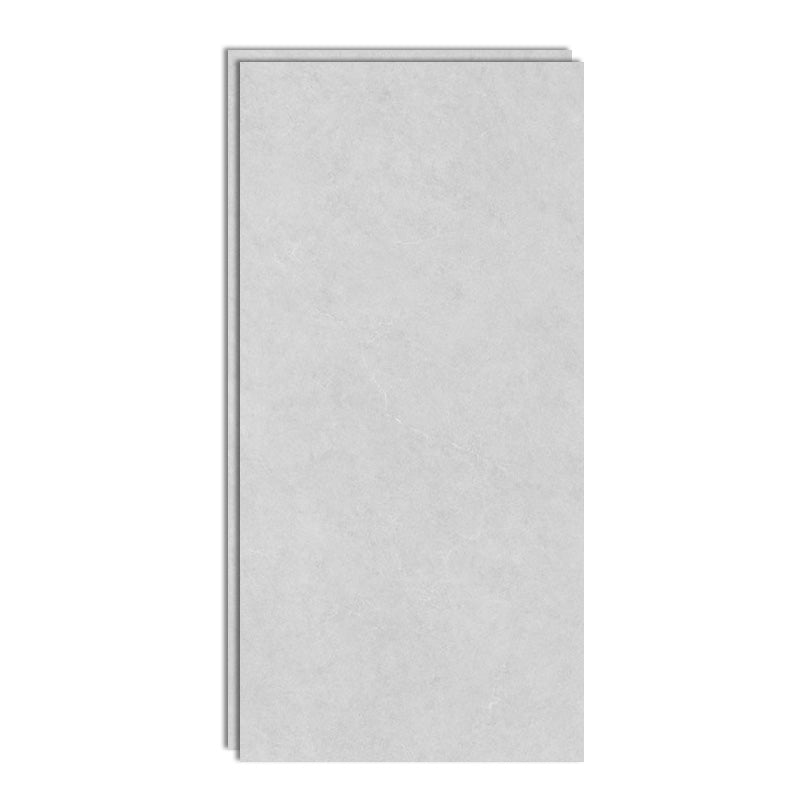 Floor Tile Straight Edge Pure Color Square Singular Floor Tile for Living Room