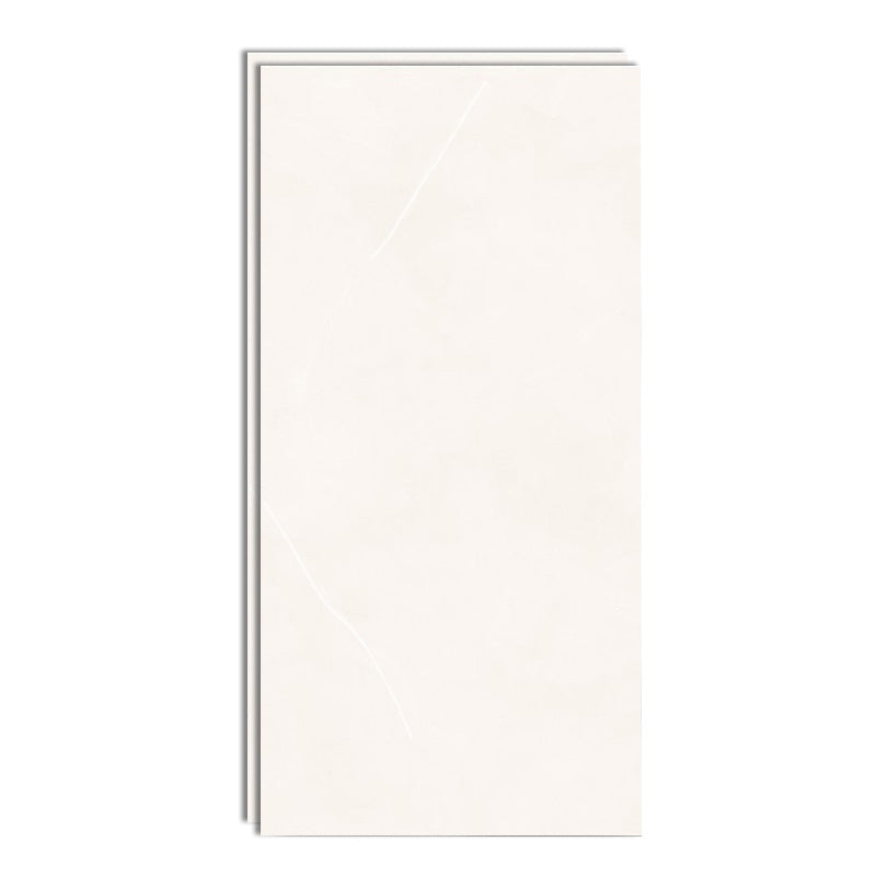 Floor Tile Straight Edge Pure Color Square Singular Floor Tile for Living Room