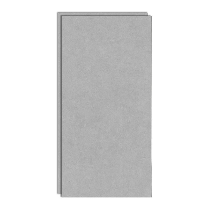 Floor Tile Straight Edge Pure Color Square Singular Floor Tile for Living Room