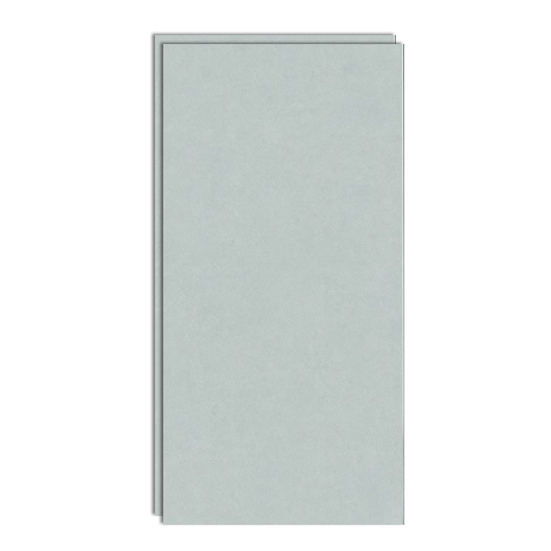 Floor Tile Straight Edge Pure Color Square Singular Floor Tile for Living Room