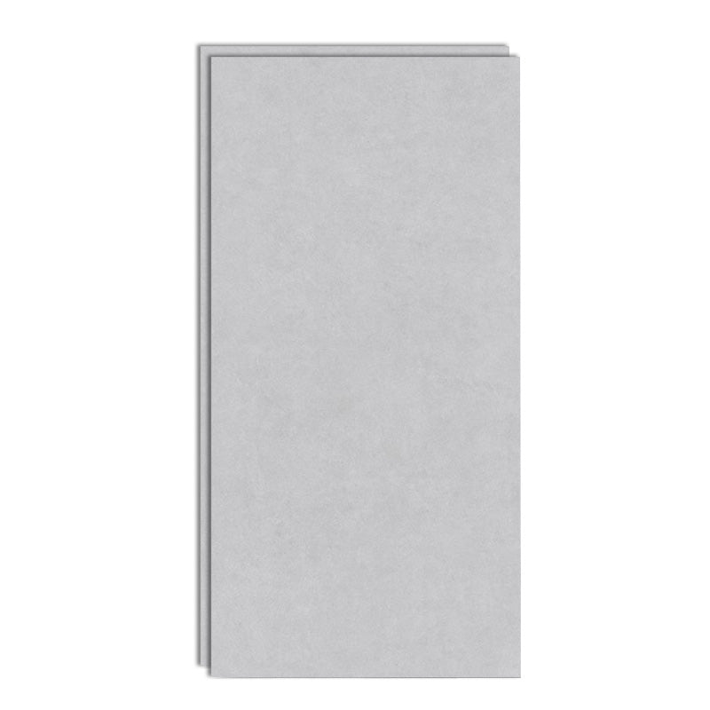 Floor Tile Straight Edge Pure Color Square Singular Floor Tile for Living Room