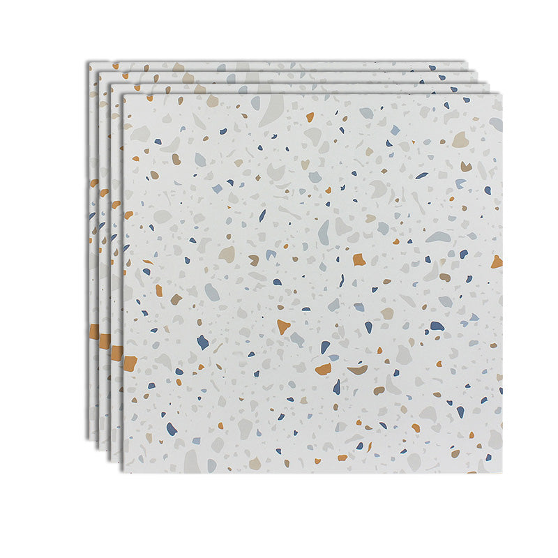 Square Floor Tile Straight Edge Singular Waterproof Floor Tile for Shower Floor