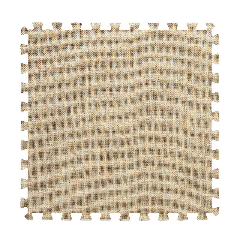 Carpet Tile Non-Skid Fade Resistant Solid Color Interlocking Carpet Tiles Living Room