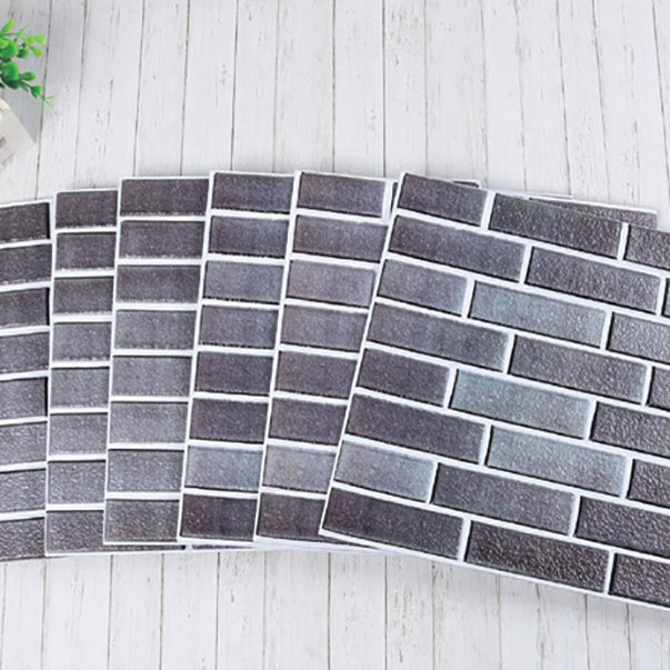 Plastic Peel and Stick Tile Indoor Subway Tile Wallpaper with Waterproof