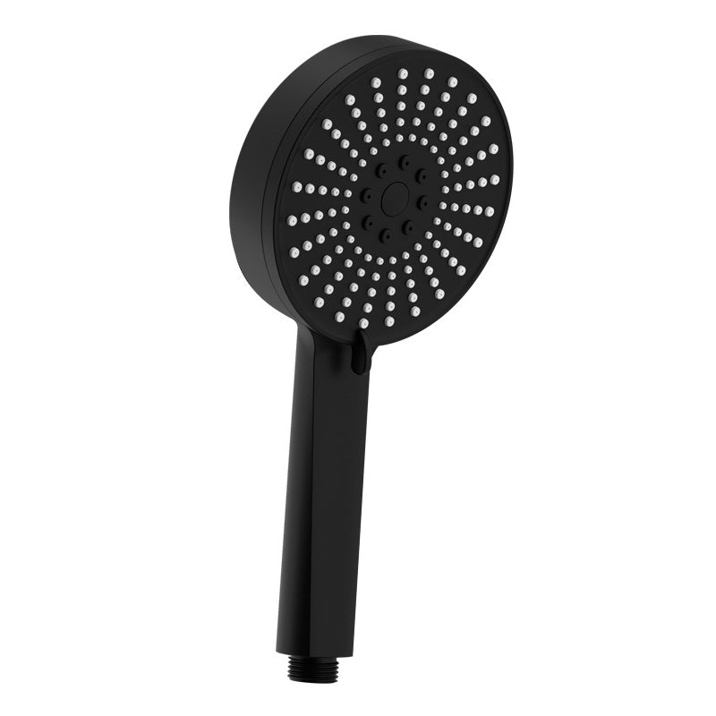 Plastic Handheld Shower Head Round Hand Shower with Self-Cleaning