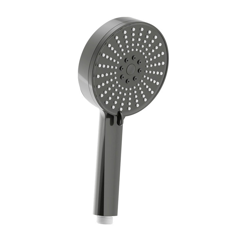 Plastic Handheld Shower Head Round Hand Shower with Self-Cleaning