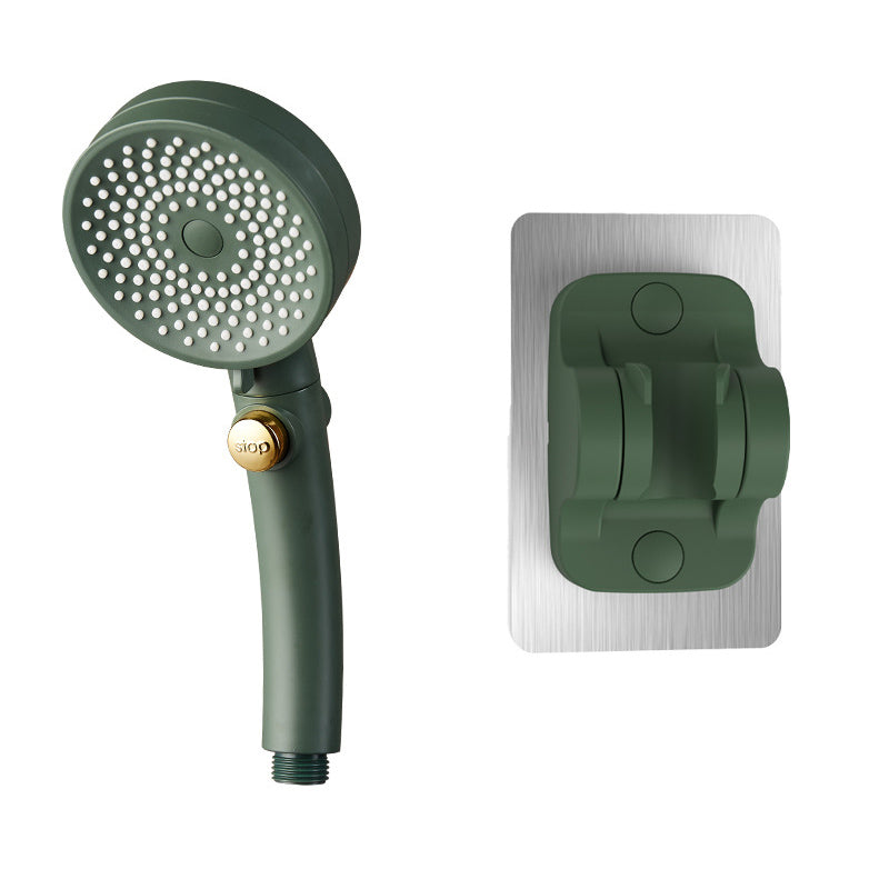 Plastic Hand Shower Round Adjustable Spray Pattern Hand Shower