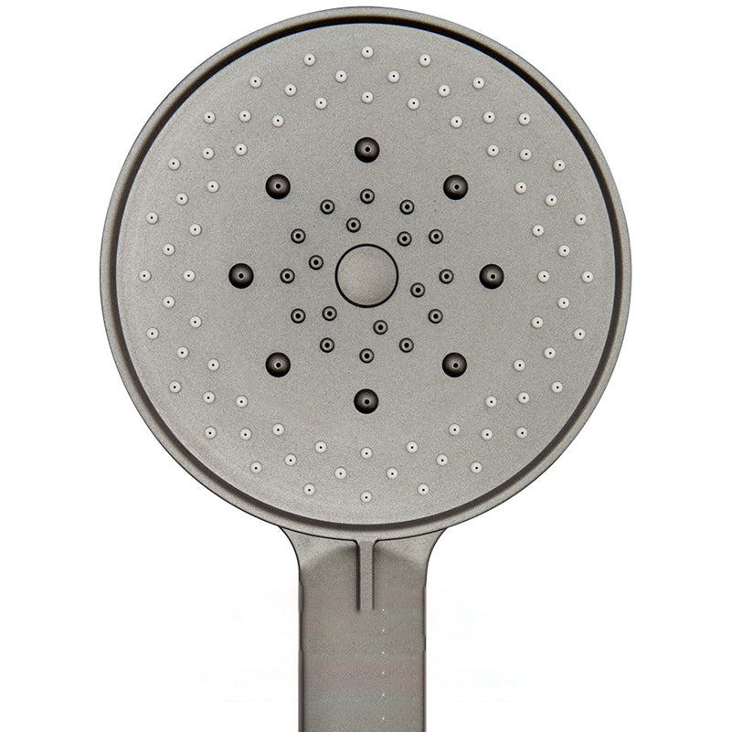 Plastic Hand Shower Round Handheld Shower Head with Adjustable Spray Pattern