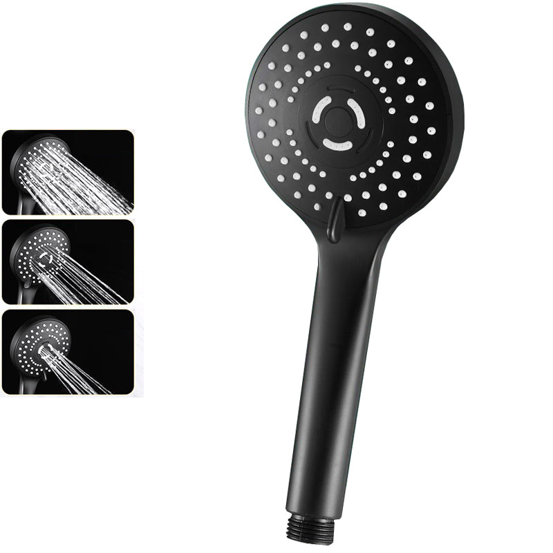 Round Shower Head Plastic Modern Shower Head with Adjustable Spray Pattern