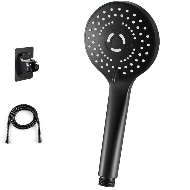 Round Shower Head Plastic Modern Shower Head with Adjustable Spray Pattern