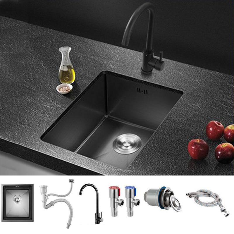 Stainless Steel Kitchen Sink Modern Single Bowl Kitchen Sink