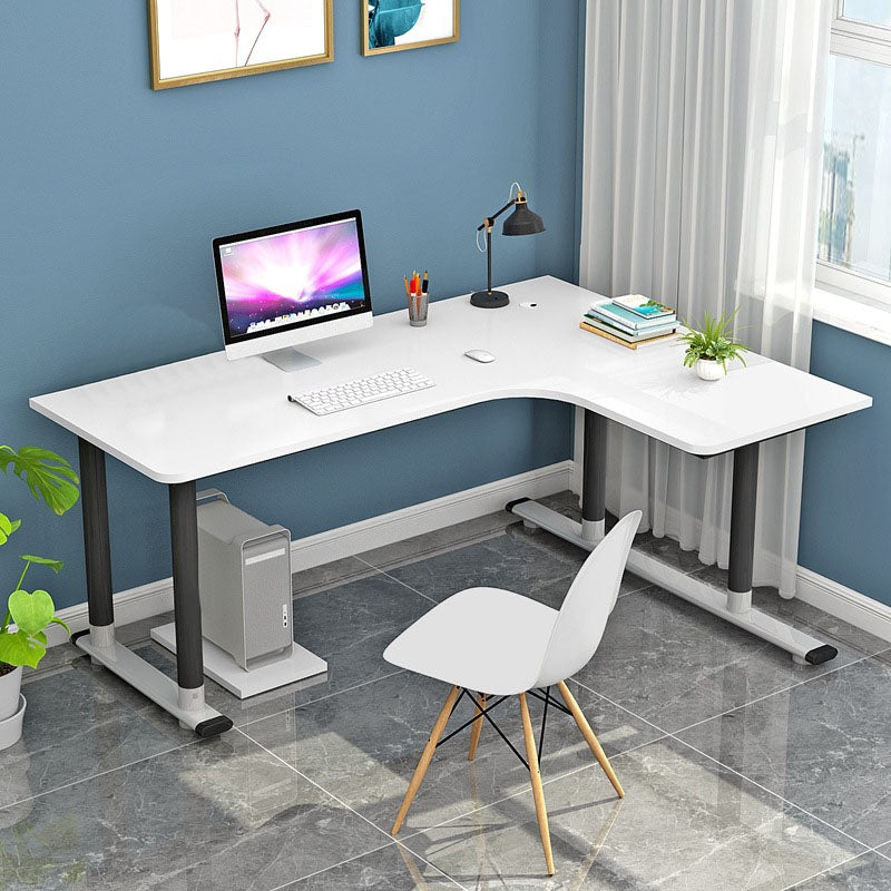 Contemporary White Office Desk Wooden Writing Desk for Office