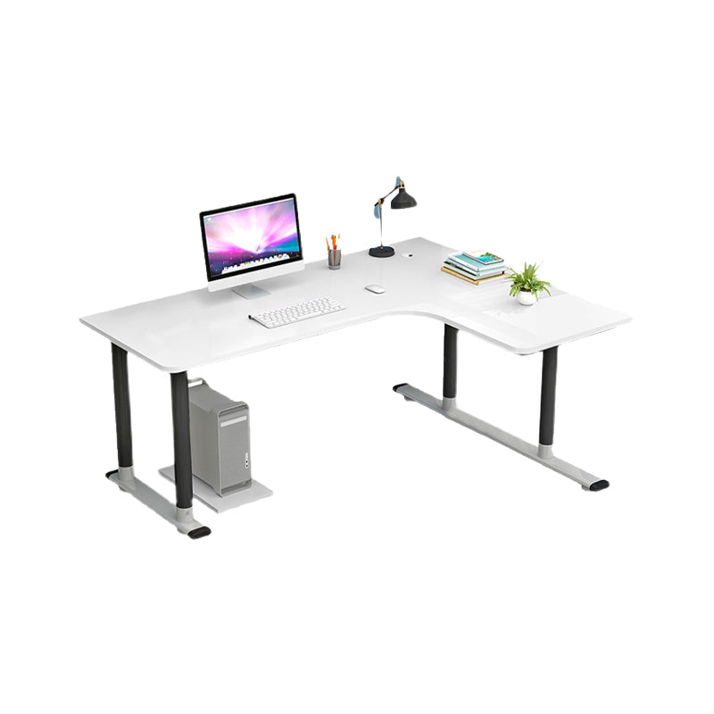 Contemporary White Office Desk Wooden Writing Desk for Office