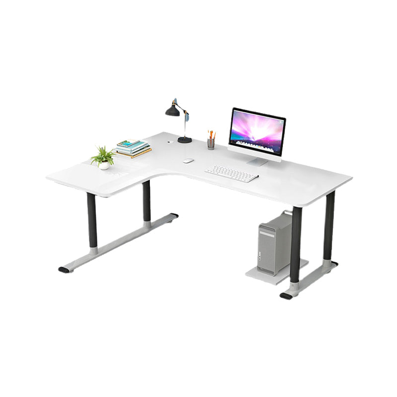 Contemporary White Office Desk Wooden Writing Desk for Office