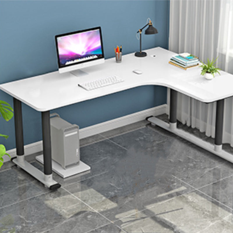 Contemporary White Office Desk Wooden Writing Desk for Office