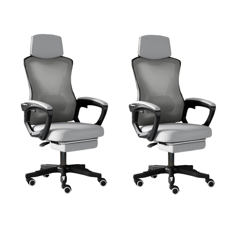 Modern Slide Office Chair Adjustable Seat Height Chair with Breathable Back