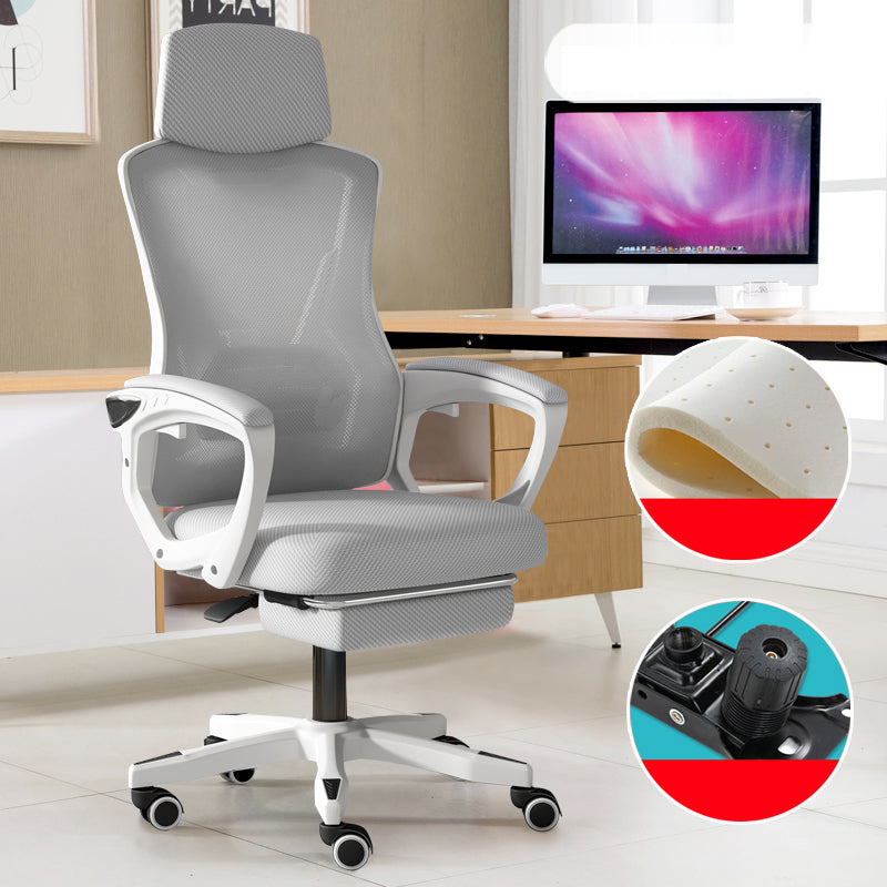 Modern Slide Office Chair Adjustable Seat Height Chair with Breathable Back