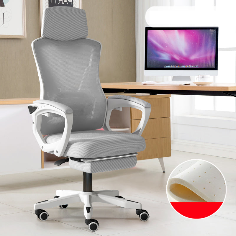 Modern Slide Office Chair Adjustable Seat Height Chair with Breathable Back