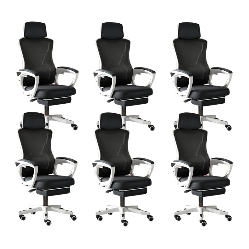 Modern Slide Office Chair Adjustable Seat Height Chair with Breathable Back