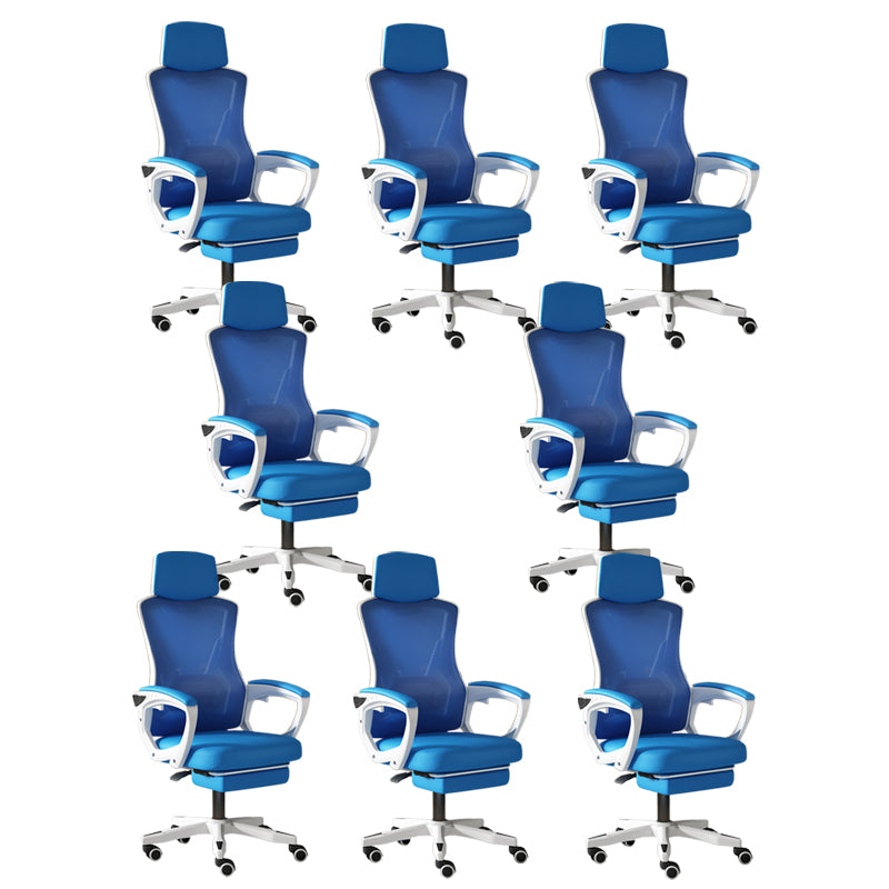 Modern Slide Office Chair Adjustable Seat Height Chair with Breathable Back