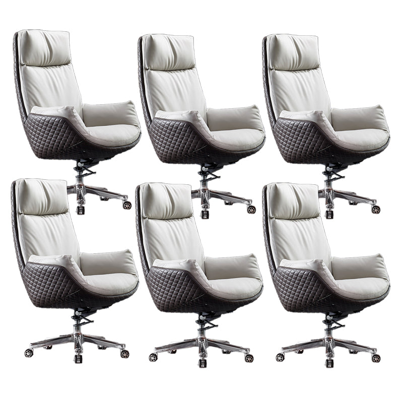 Modern Slide Office Chair Armless Adjustable Seat Height Desk Chair with Wheels