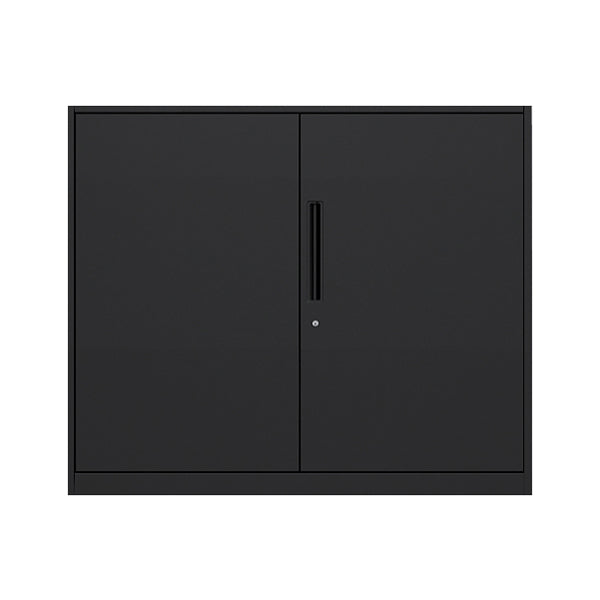 Contemporary File Cabinet Steel Frame Fire-Resistant Key Lock Lateral File Cabinet