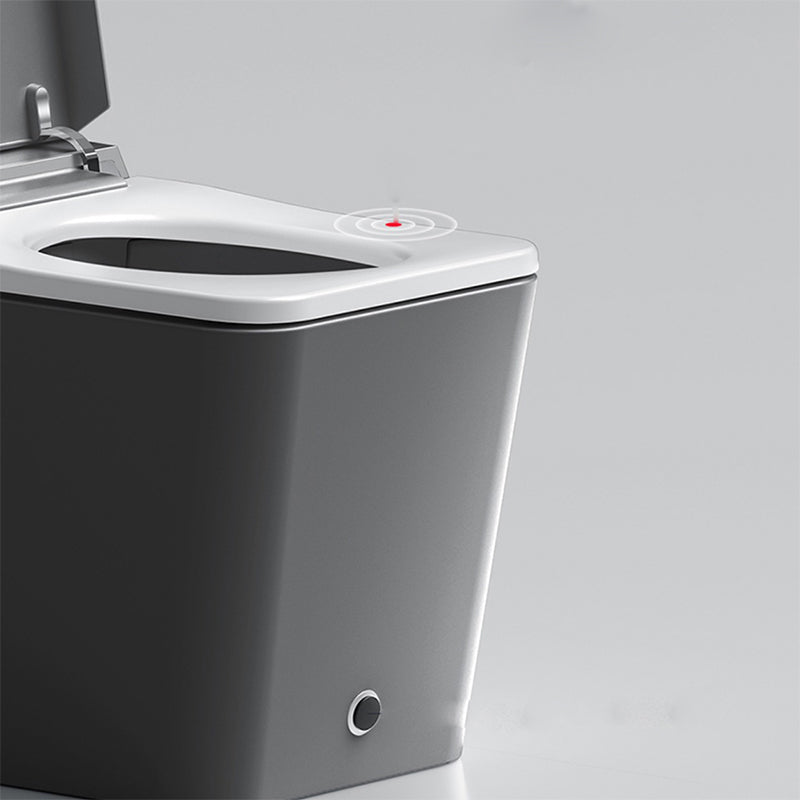 Contemporary Siphon Jet Flush Toilet Floor Mounted Toilet Bowl for Bathroom