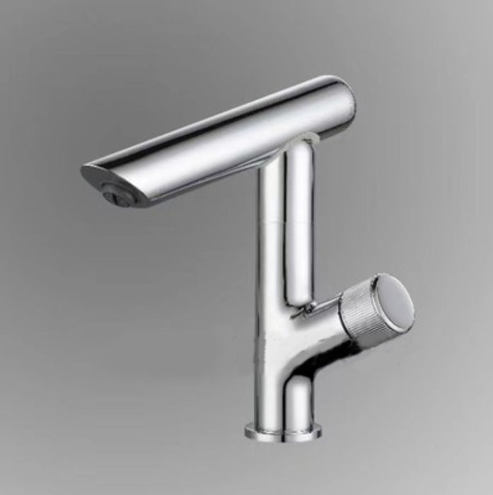 Modern Vessel Sink Bathroom Faucet Metal Knob Handle Vessel Faucet