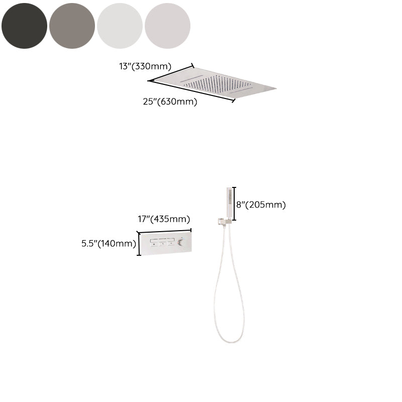 Modern Shower Set Thermostatic Ceiling Mounted Shower System