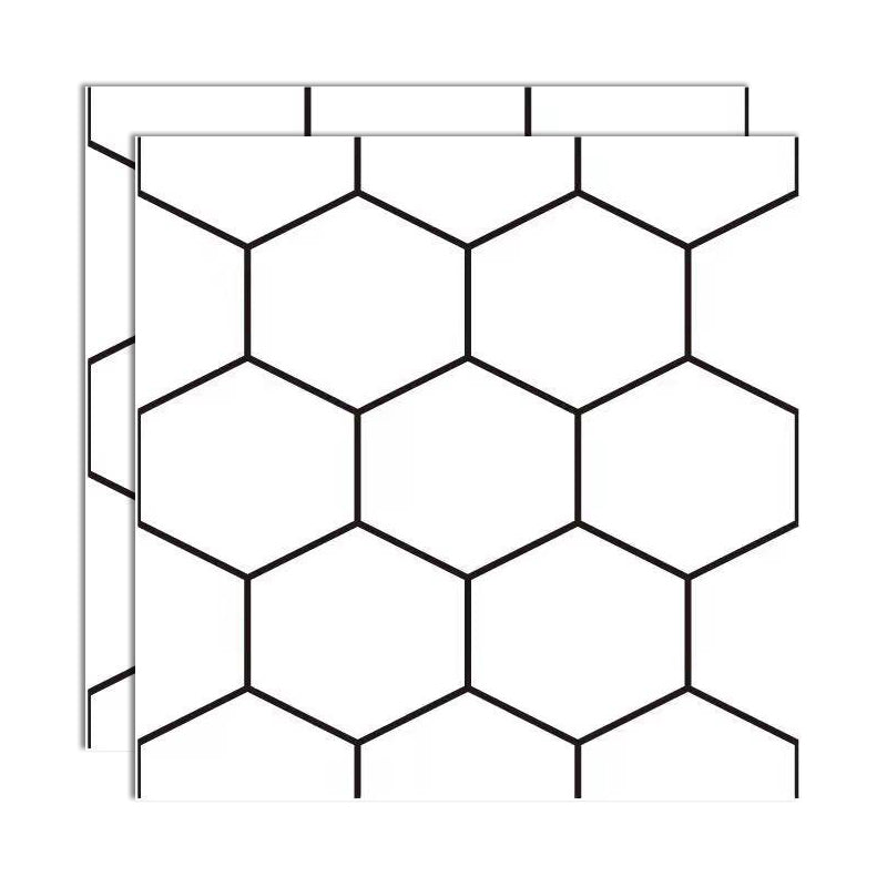 Plastic Peel and Stick Tiles 3D Square Waterproof Peel and Stick Tiles