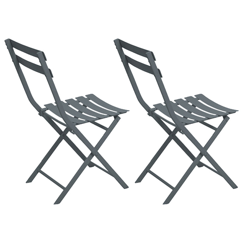 Modern Dining Side Chair Folding Outdoor Bistro Armless Chair