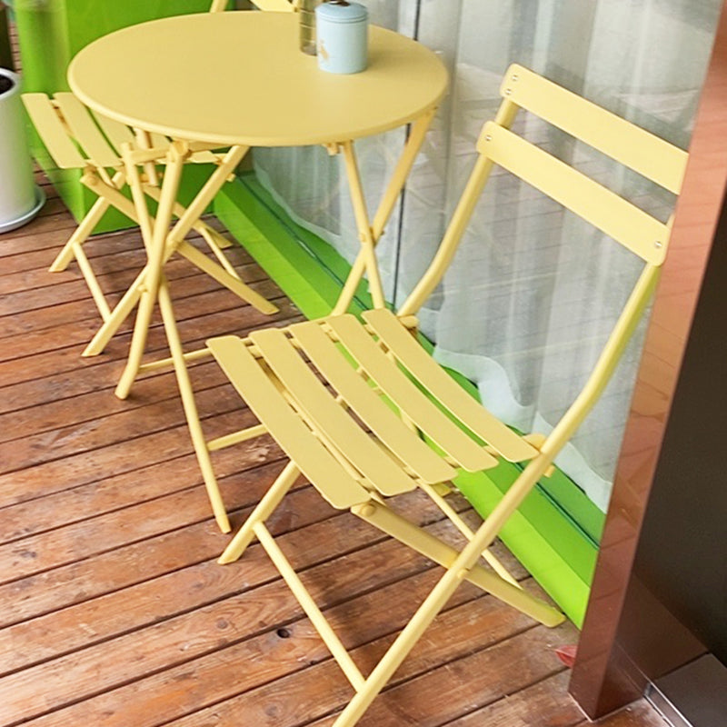 Modern Dining Side Chair Folding Outdoor Bistro Armless Chair