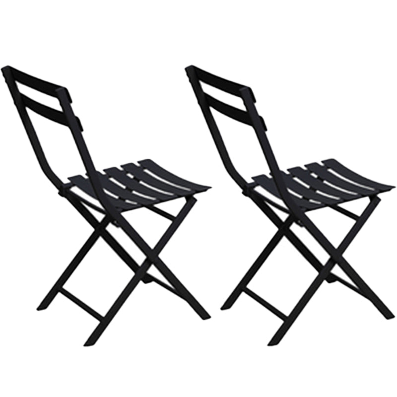 Modern Dining Side Chair Folding Outdoor Bistro Armless Chair