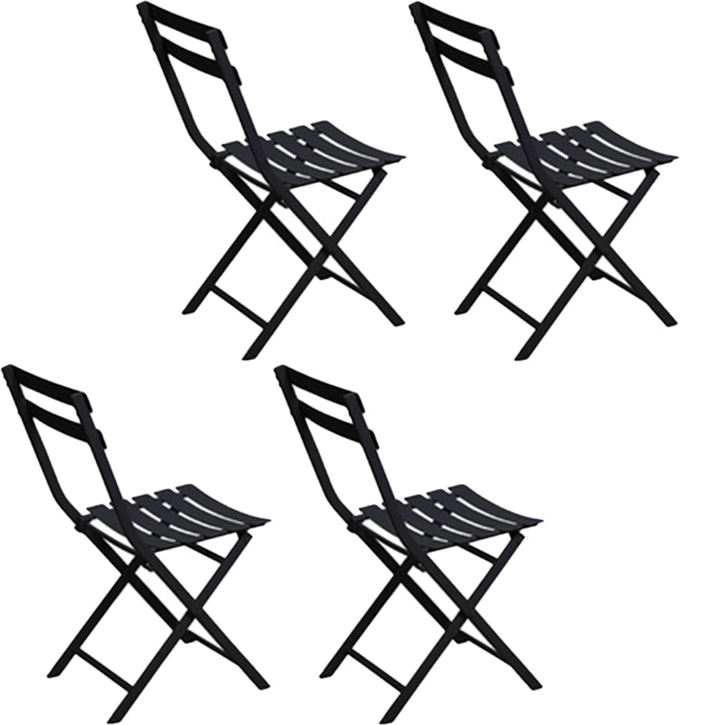 Modern Dining Side Chair Folding Outdoor Bistro Armless Chair