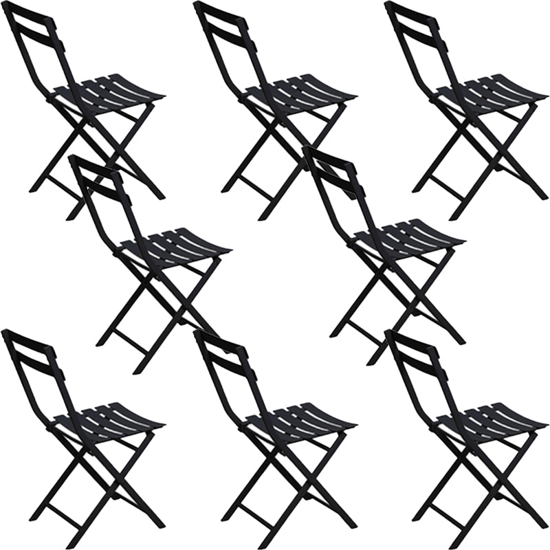 Modern Dining Side Chair Folding Outdoor Bistro Armless Chair