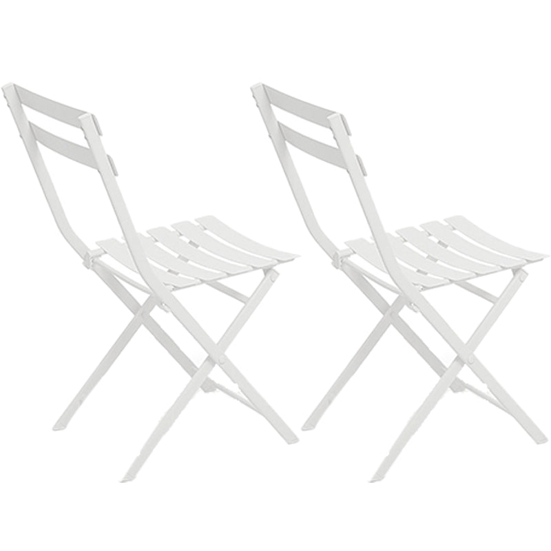 Modern Dining Side Chair Folding Outdoor Bistro Armless Chair