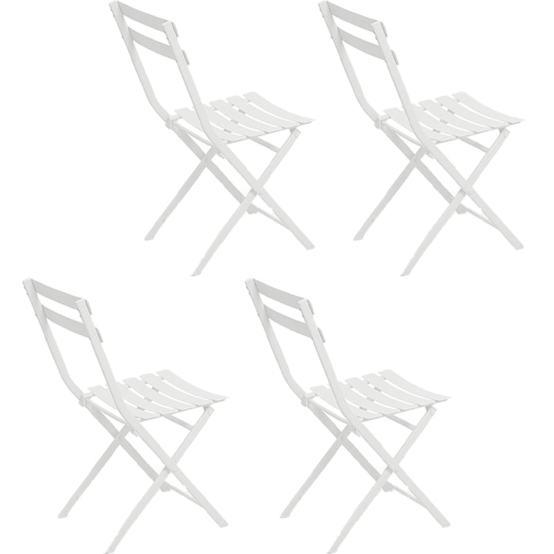 Modern Dining Side Chair Folding Outdoor Bistro Armless Chair