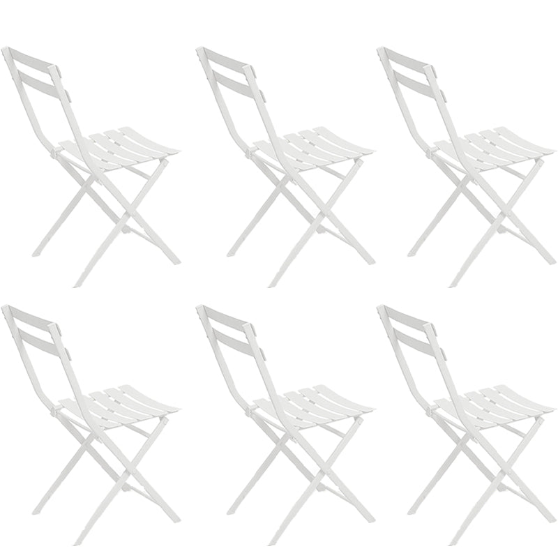 Modern Dining Side Chair Folding Outdoor Bistro Armless Chair