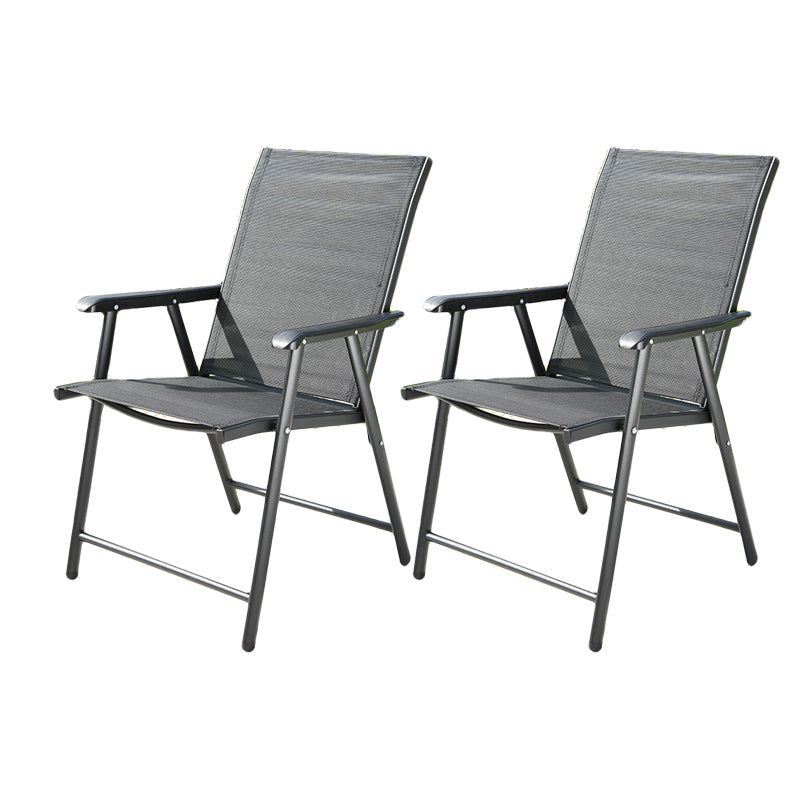 Contemporary Outdoor Chair Plastic Open Back Patio Dining Chair