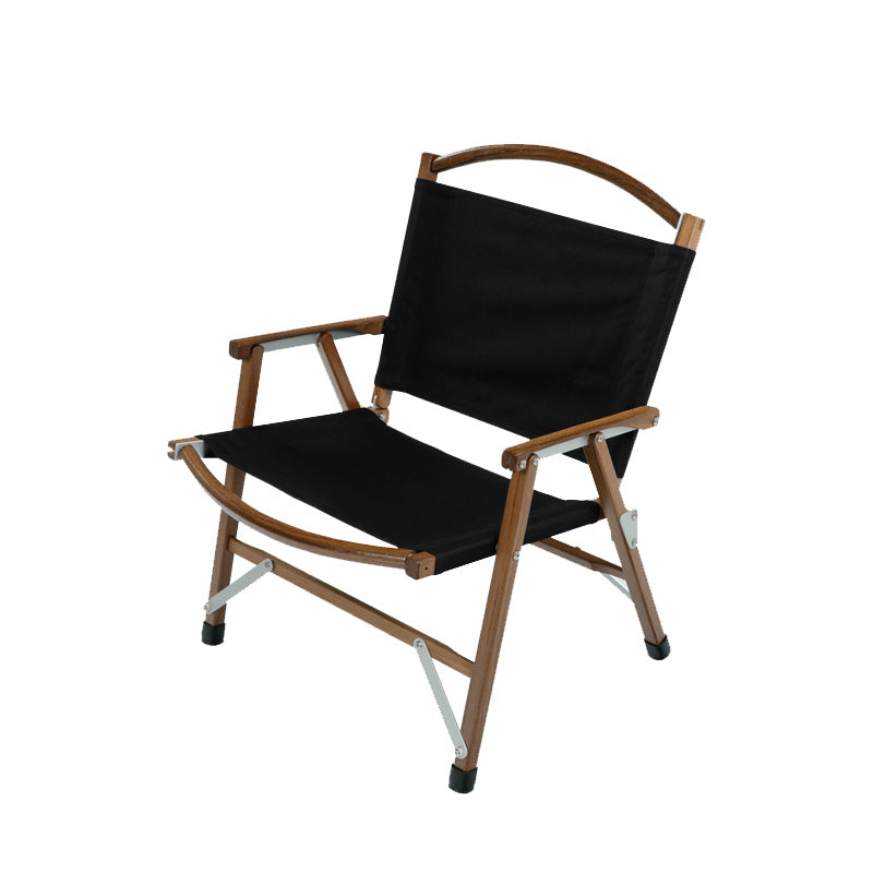 Contemporary Outdoor Chair Folding Solid Wood Brown Patio Dining Chair