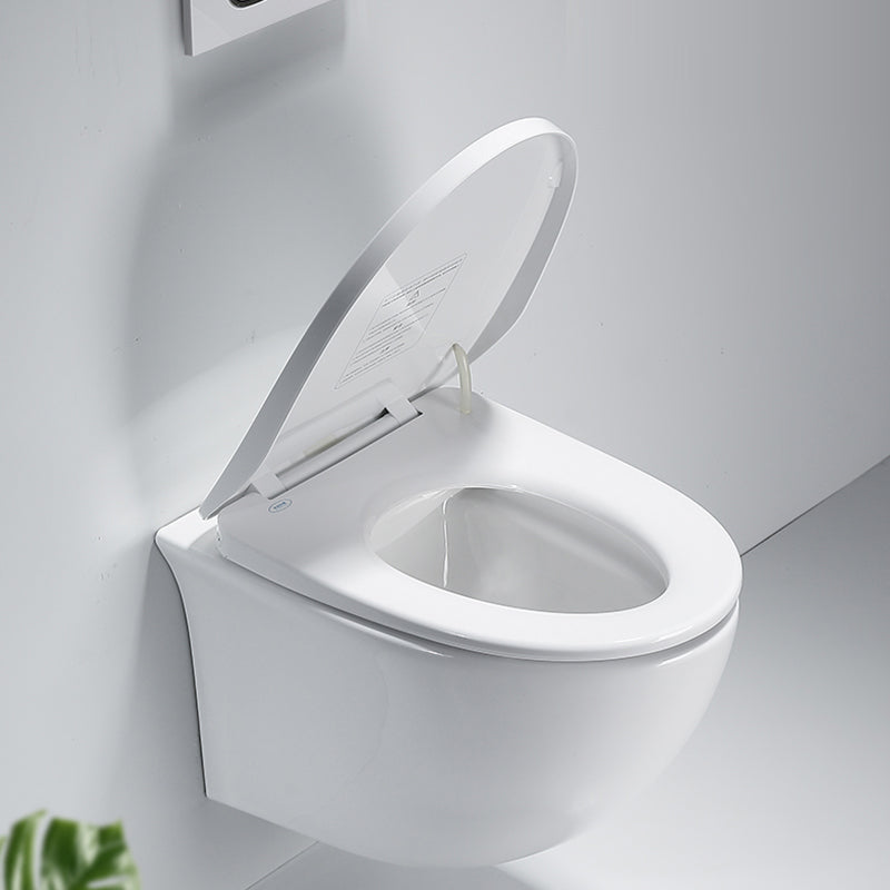 Contemporary One Piece Toilet Bowl Wall Mount Porcelain Flush Toilet